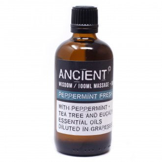 peppermint bath and massage oil