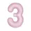 Thumbnail: Light pink 34" number balloons