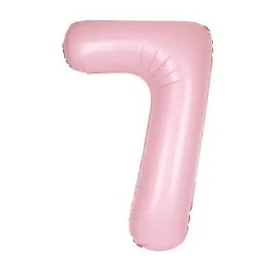 Thumbnail: Light pink 34" number balloons