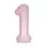 Thumbnail: Light pink 34" number balloons