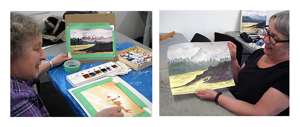 Ian de Hoog watercolour workshop02