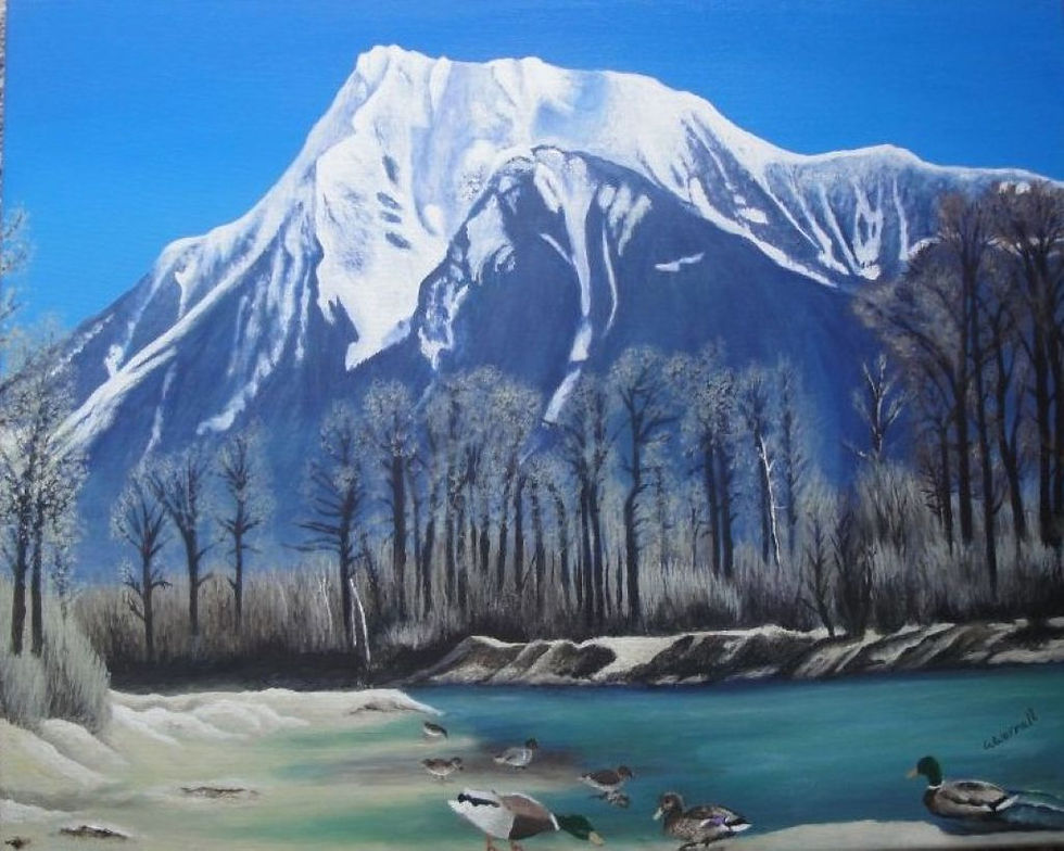 Wintry Mt Cheam. - Wendy WorrallJPG