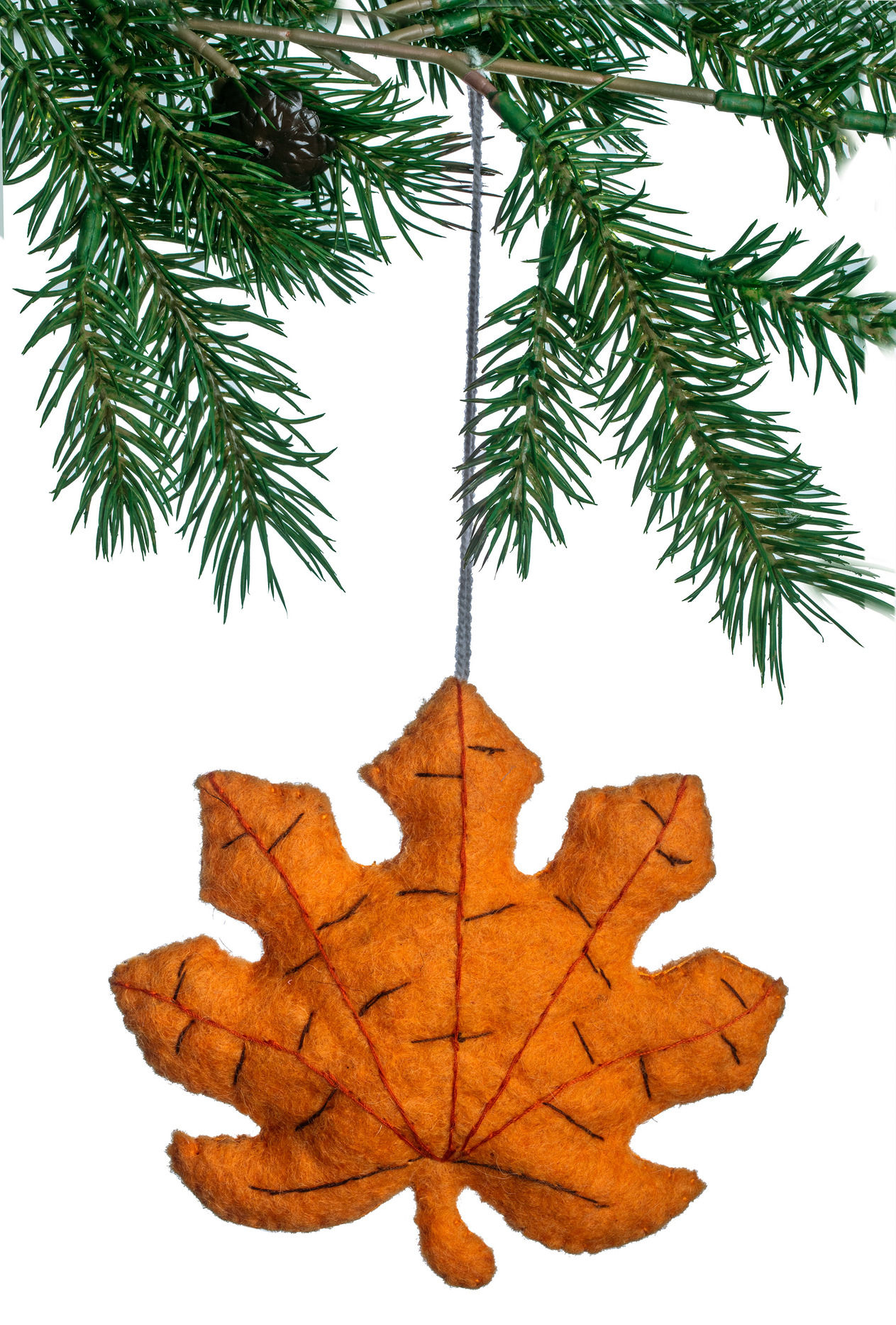 Yellow Leaf Ornament