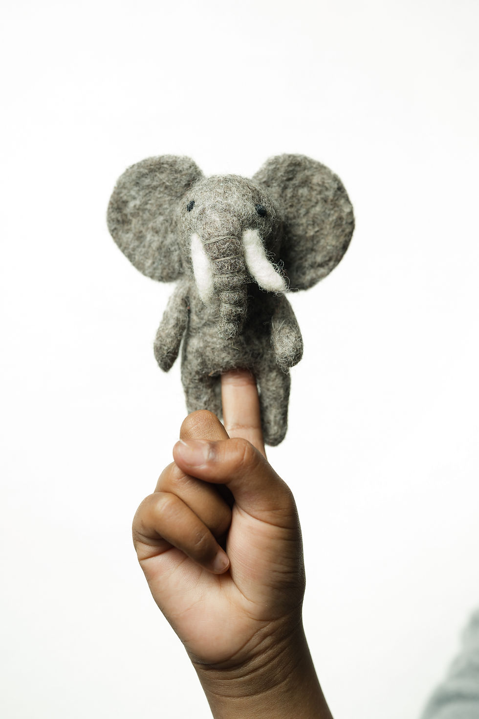 Thumbnail: Elephant Finger Puppet