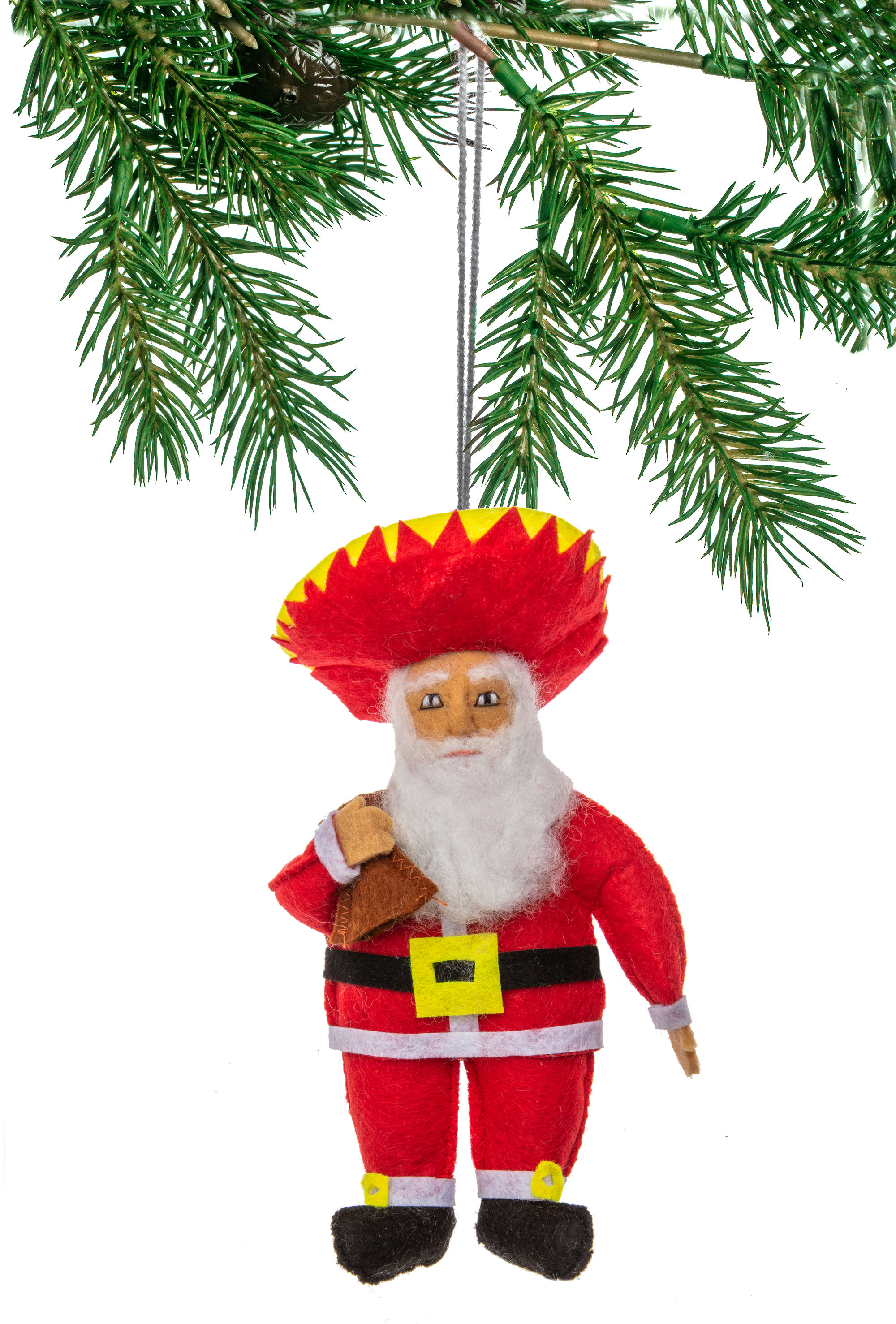 Sombrero Santa Claus Ornament