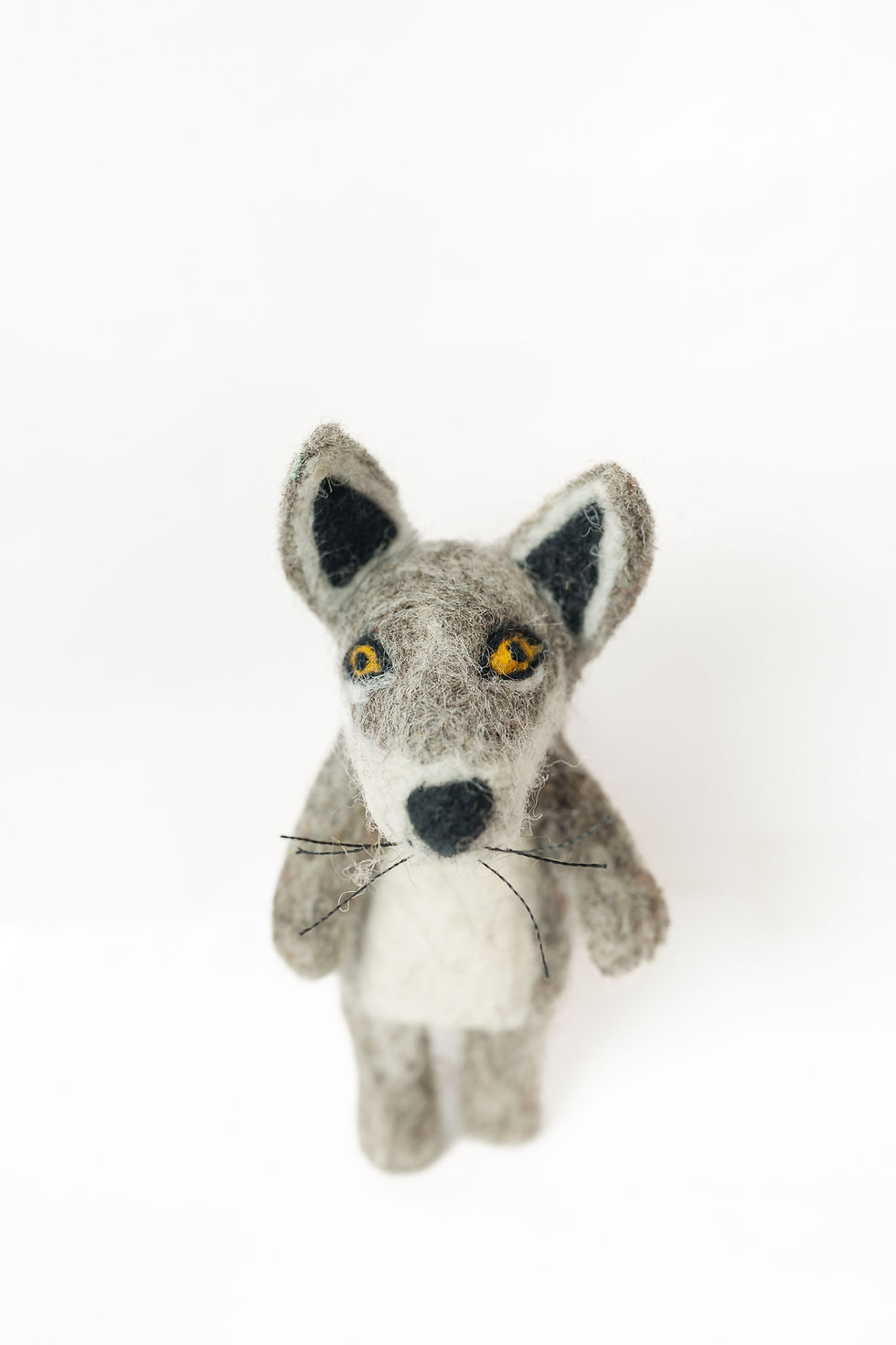 Thumbnail: Wolf Finger Puppet