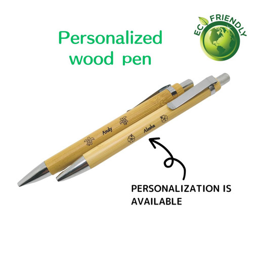 Personalized wood pen | ALOHA CREATION CLUB