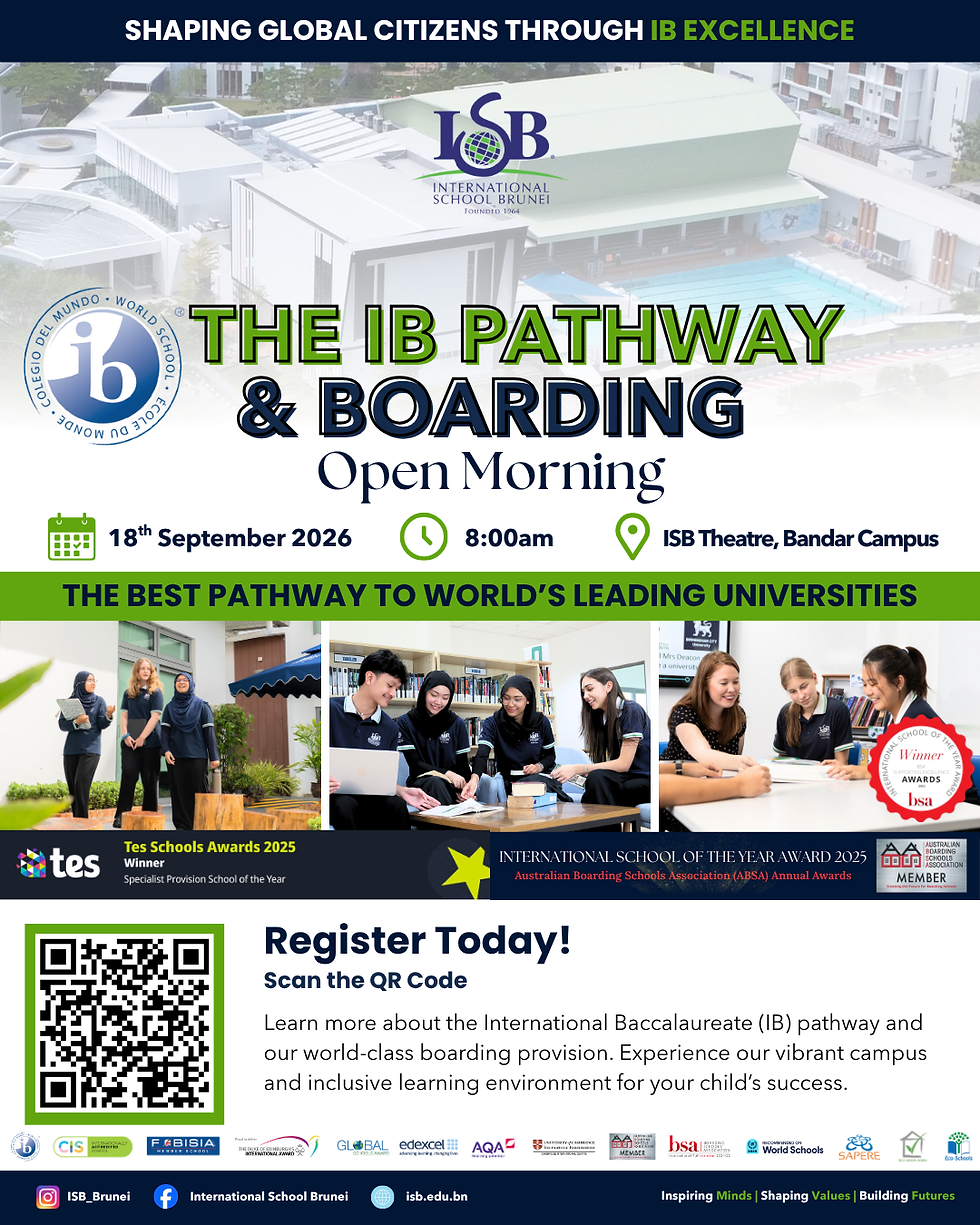 IB PATHWAY & BOARDING OPEN MORNING
