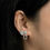 縮圖：Droplet 2-Way Diamond Stud Earrings