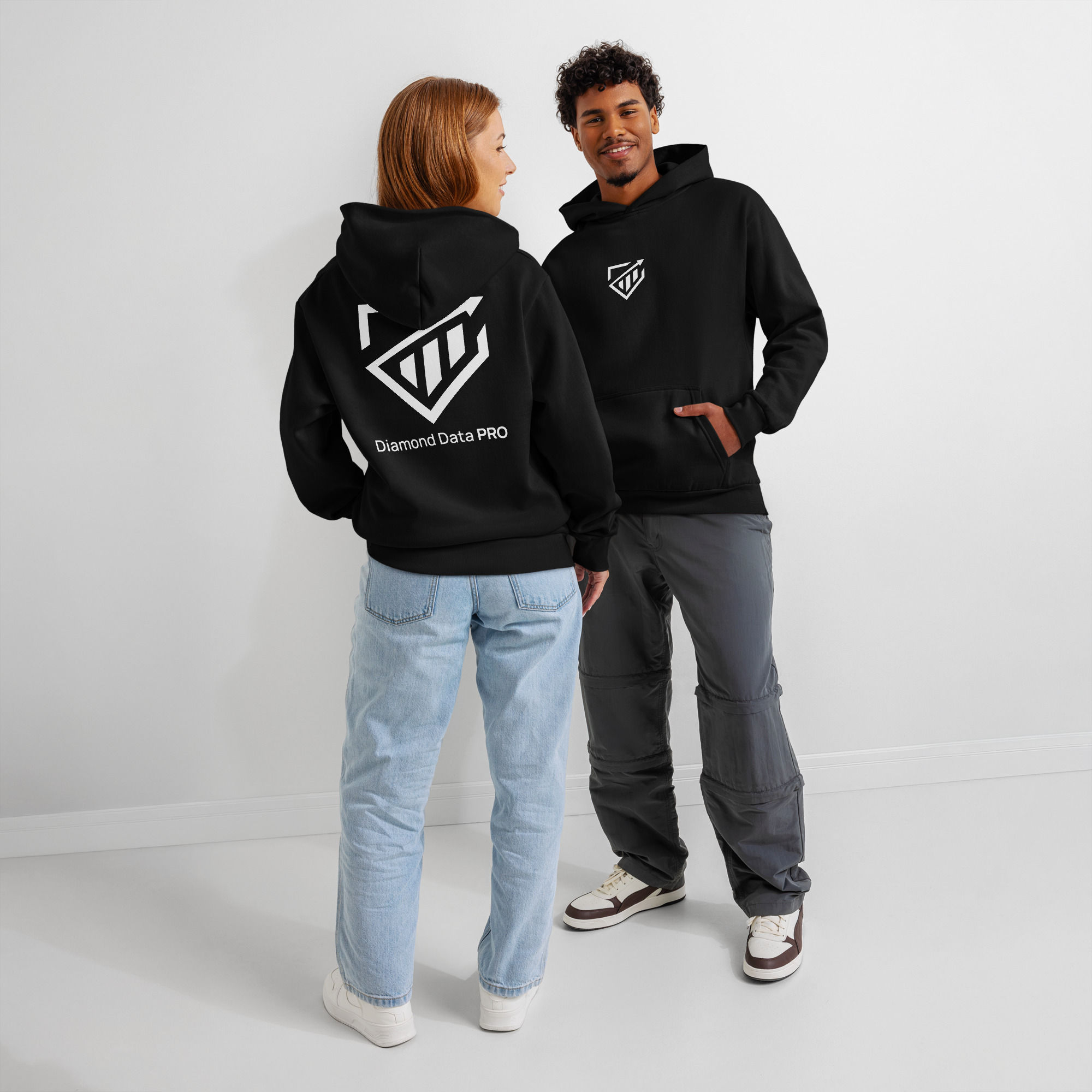 Diamond Data PRO Black Urban hoodie