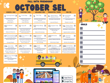 October SEL Calendar