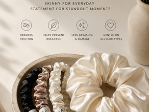 The Silk Scrunchie Guide: Skinny vs Statement Scrunchies