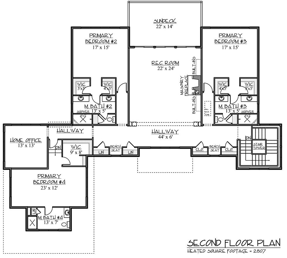 Orchard Point Home Second Floor Plan