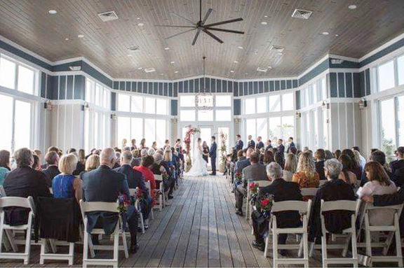 Interior image - Commercial design and build of event venue at the Chesapeake Bay Beach Club in Stevensville, MD.