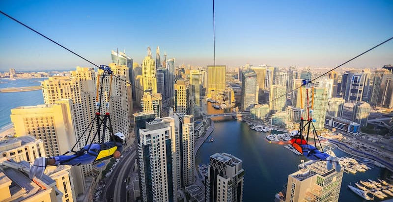 Dubai Marina Zipline