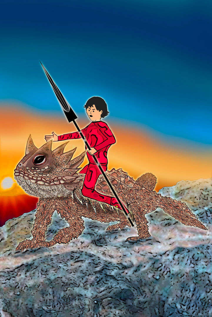 George  y el lagarto.jpg