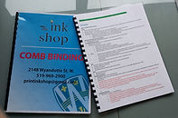 Comb Binding University of Windsor Report