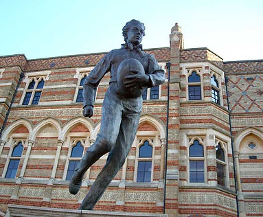 William Webb Ellis outside Rugby School