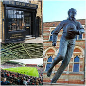 The Rugby Museum in Rugby and the Webb Ellis shop