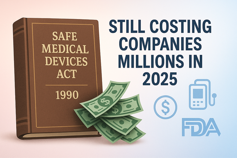 Safe Medical Devices Act: The 1990 Law Still Costing Companies Millions in 2025