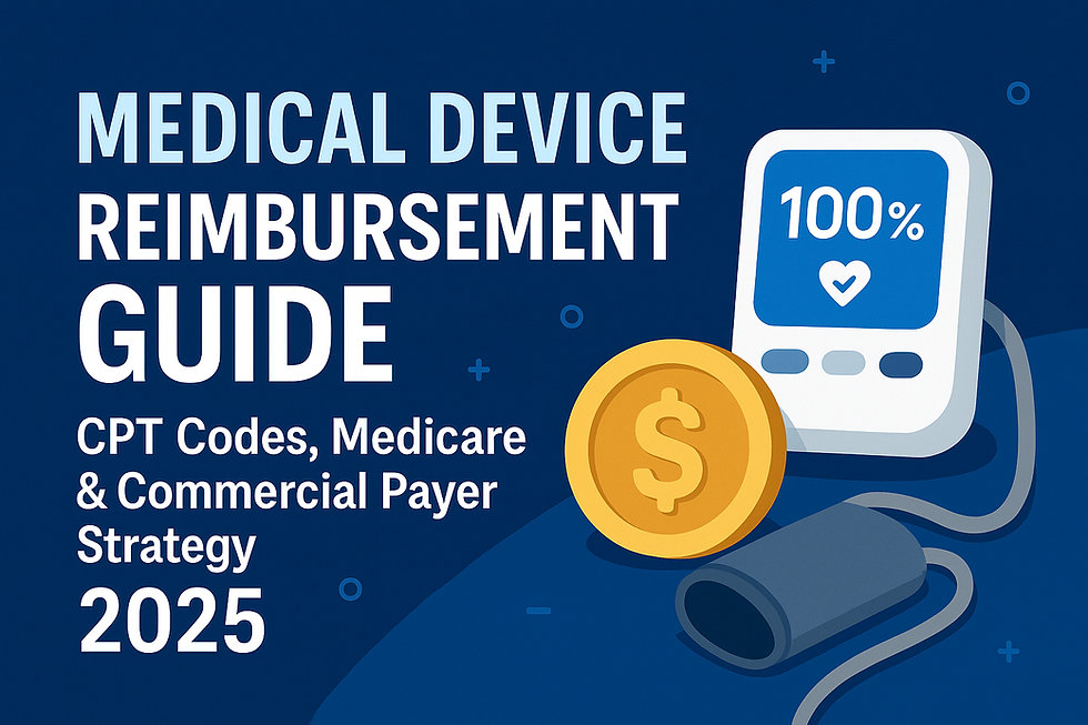 Medical Device Reimbursement Guide: CPT Codes, Medicare & Commercial Payer Strategy 2025