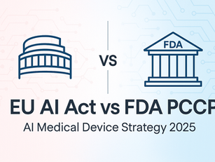 FDA PCCP vs EU AI Act for AI/ML Medical Devices: 2025 US–EU Strategy