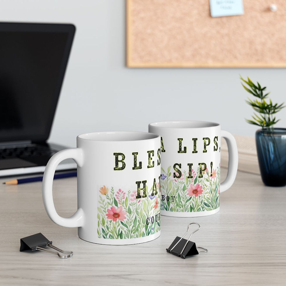 Thumbnail: FLORAL RPP Ceramic Mug, (11oz, 15oz)