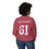 Thumbnail: Red and White Thomastown Sweat Shirt by Ricky Paul