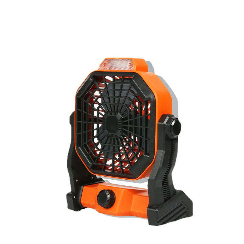 Thumbnail: Ventilador Portátil de Acampamento com Luz para Uso Externo
