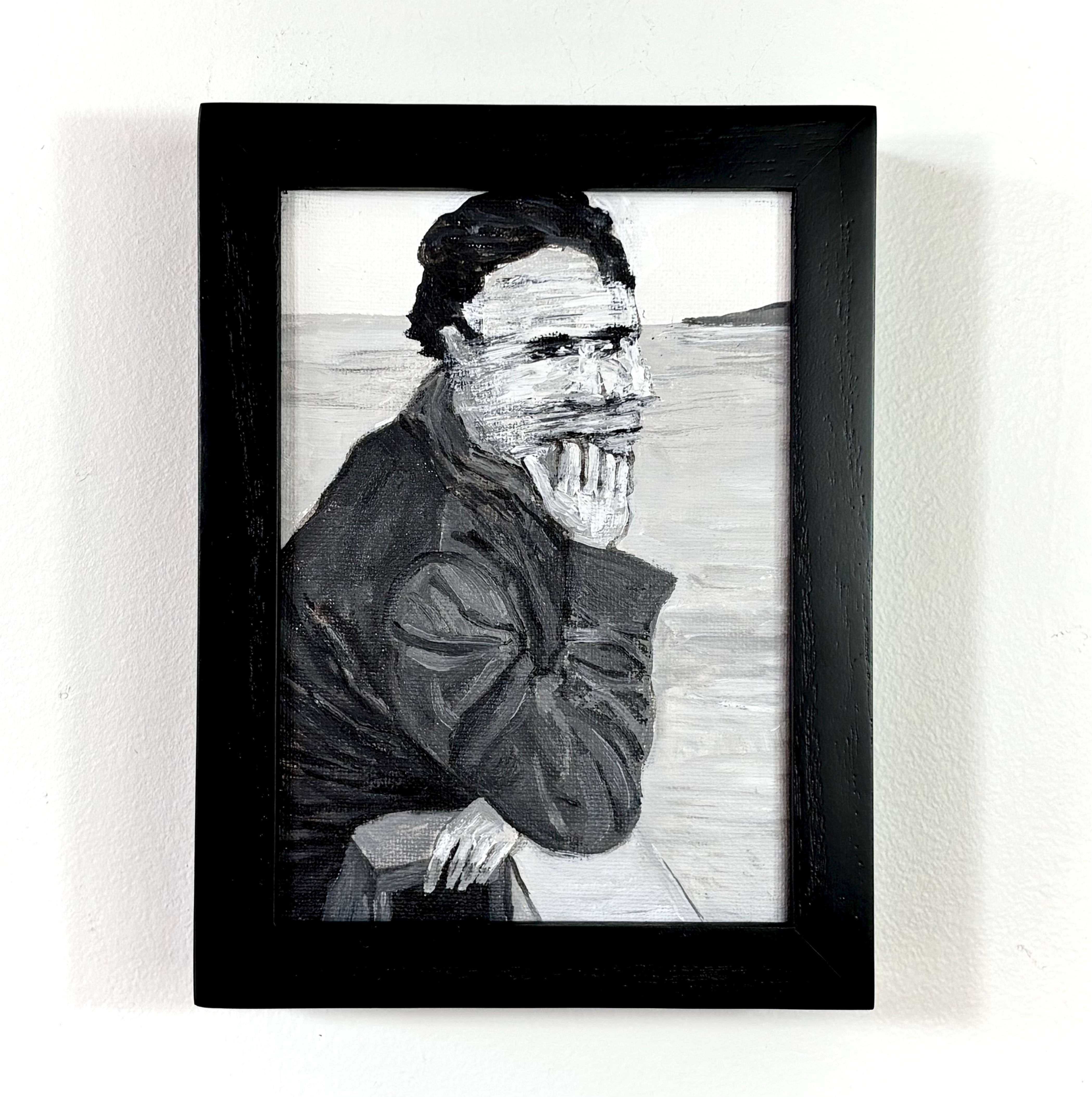 Framed Mini Painting Series - "Blur Faces #4"