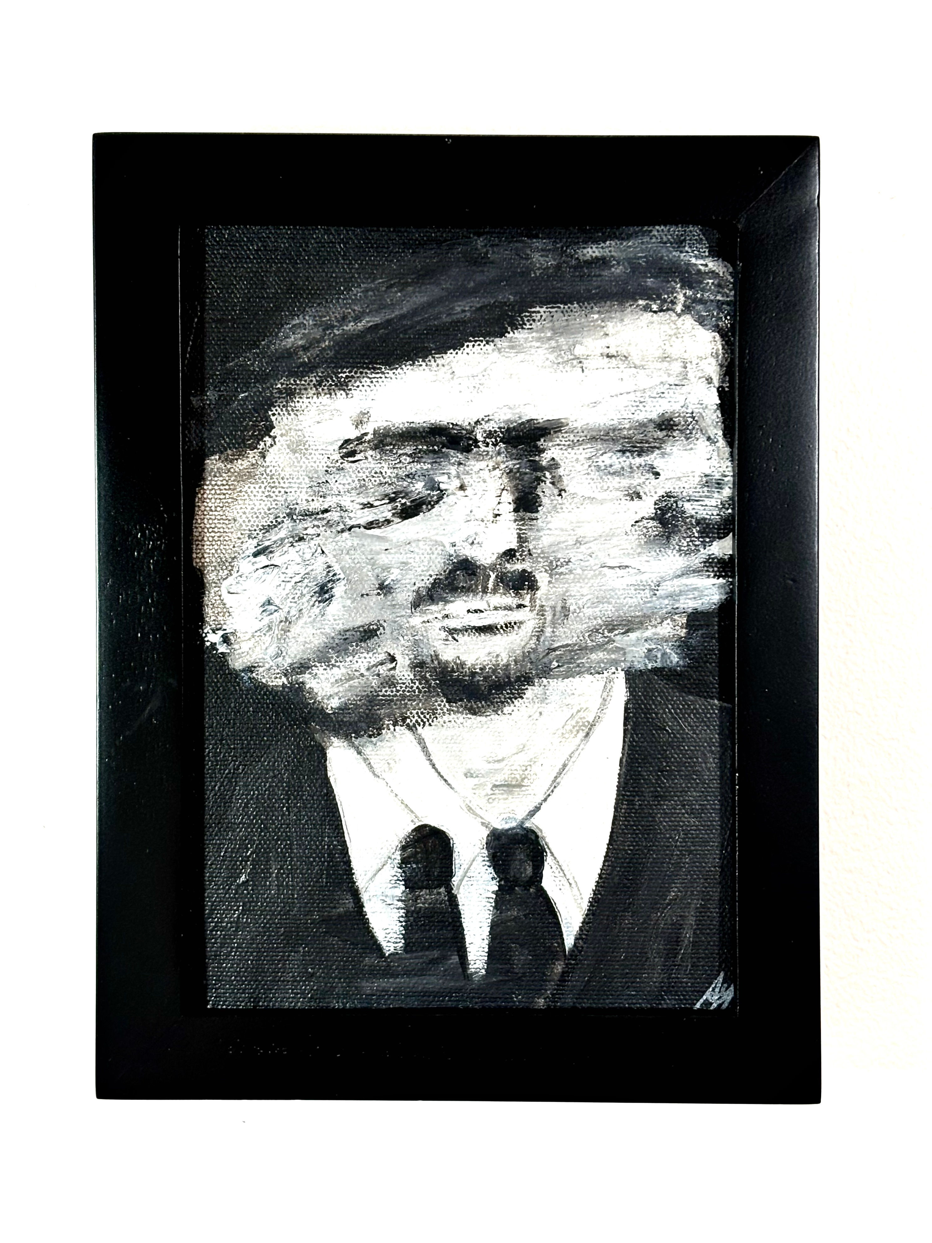 Framed Mini Painting Series - Blurred Faces #1