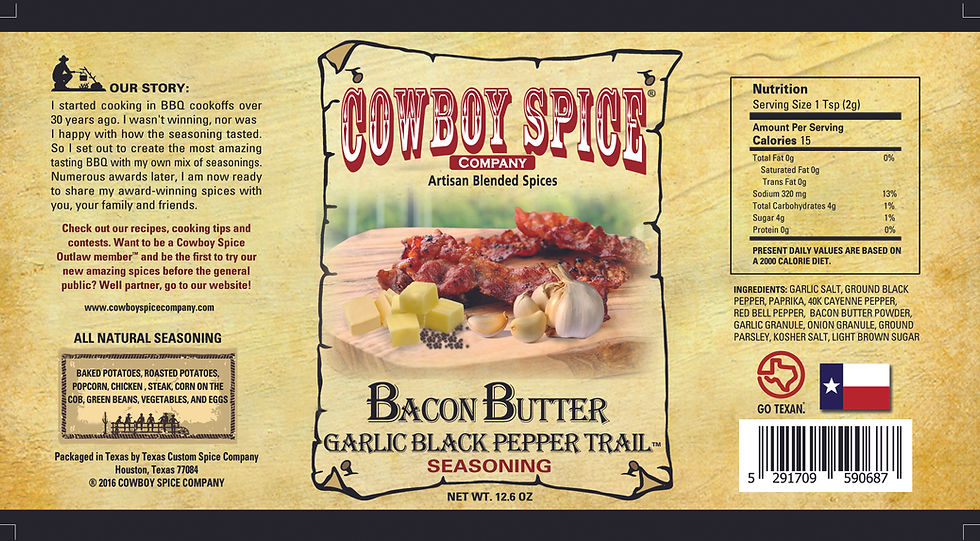Thumbnail: BACON BUTTER GARLIC BLACK PEPPER TRAIL