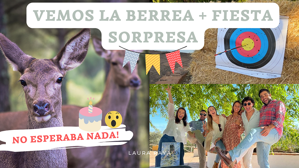 VAMOS a la BERREA del CIERVO + ¡ME tienen ENGAÑADA! y ME SORPRENDEN con FIESTA por mi 30 CUMPLEAÑOS