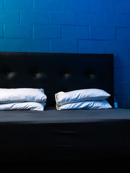 Boudoir with local artists work