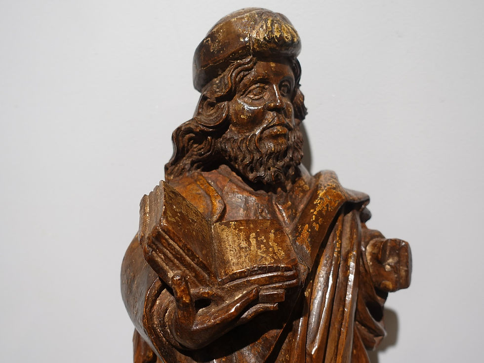 Miniature : Sculpture Saint Jacques XVI° siècle – Bourgogne