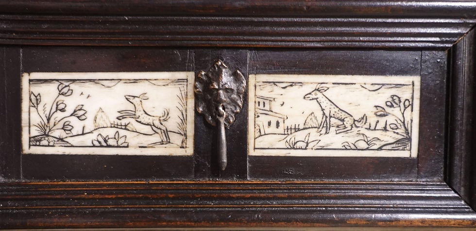 Miniature : Petit cabinet italien du XVII° siècle