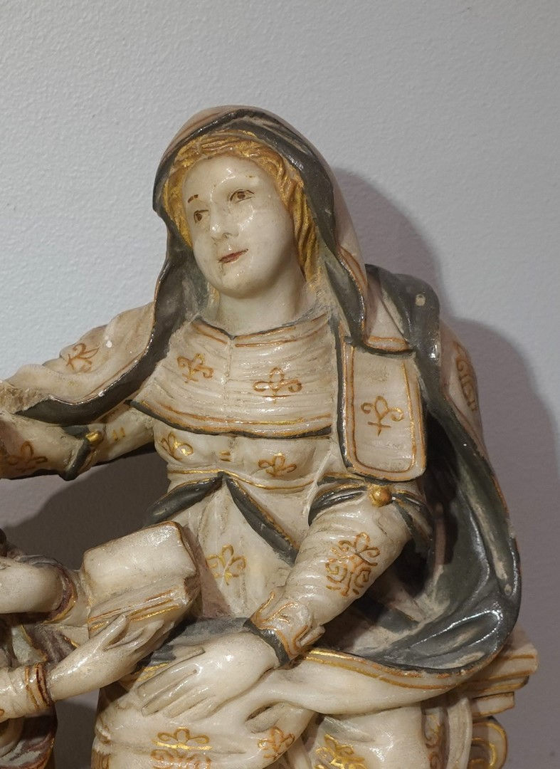 Miniature : Sculpture Sainte Anne Sicile Trapani fin XVI°