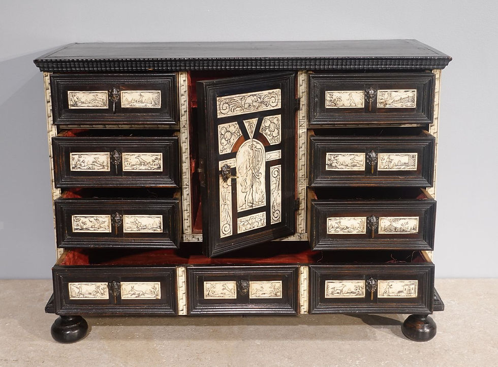 Miniature : Petit cabinet italien du XVII° siècle