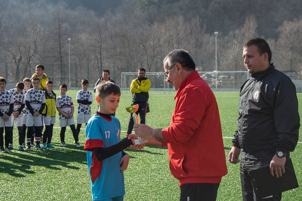 Todor, receiving an award.