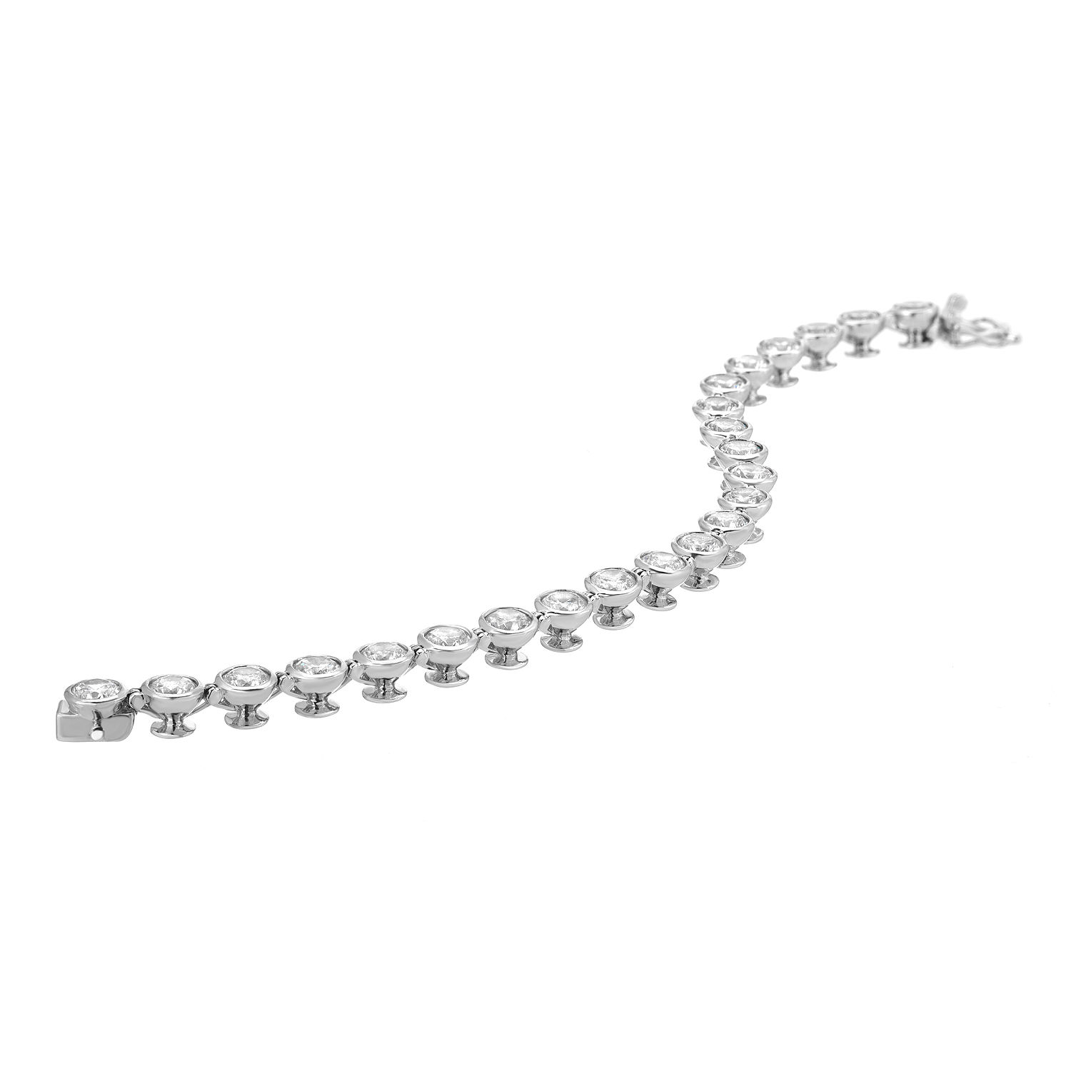 Trophy Bezel Setting Bracelet