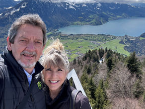 Aboard the Glacier Express, touring Switzerland