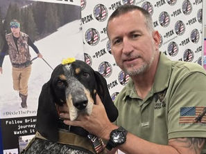 Dixie the Praying Dog and her handler inspire us all