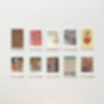 Thumbnail: Set of 10 Vintage Laminated Bookmarks