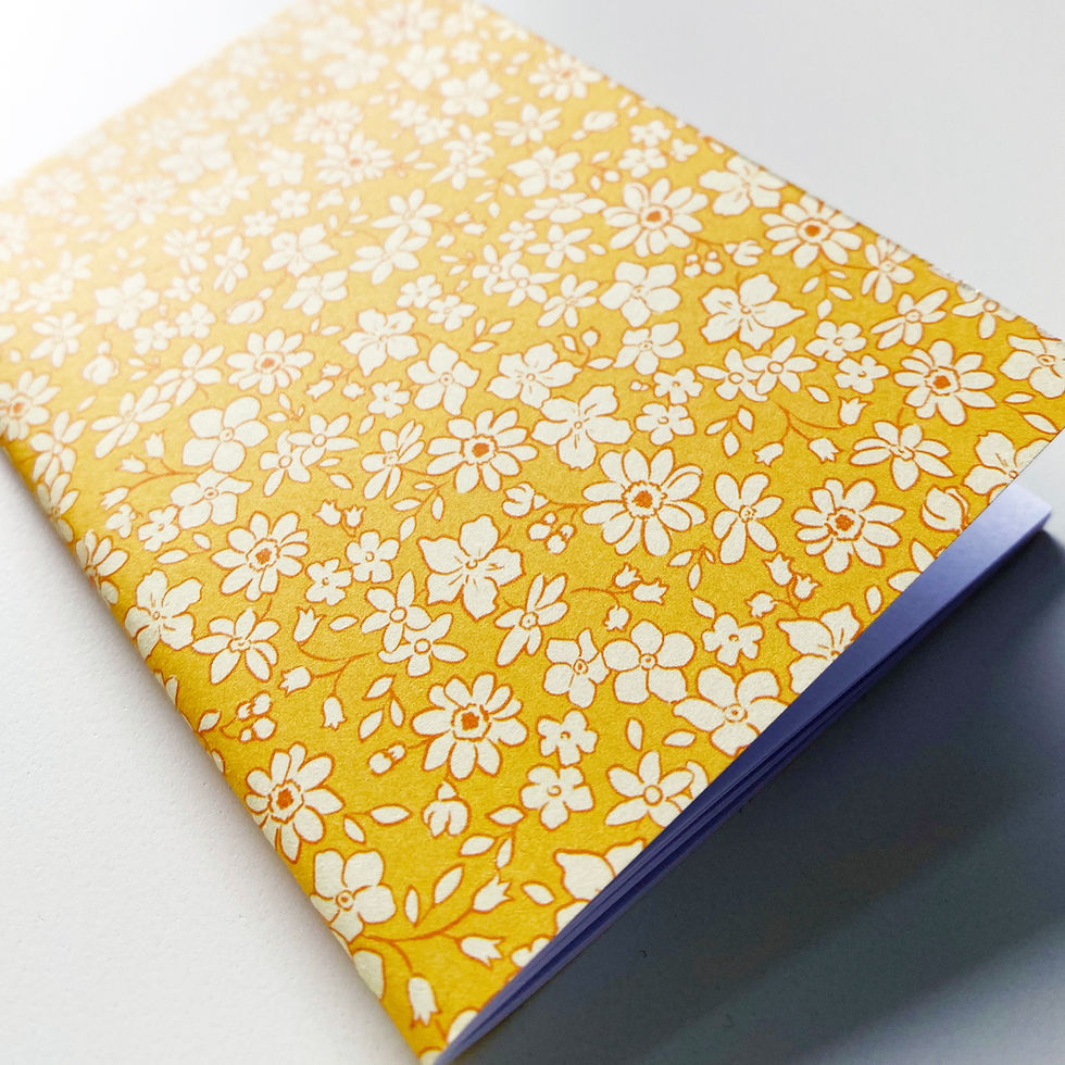 Thumbnail: Set of 5 Floral Pattern Pocket Notebooks | 3.5" x 5" Mini Journals
