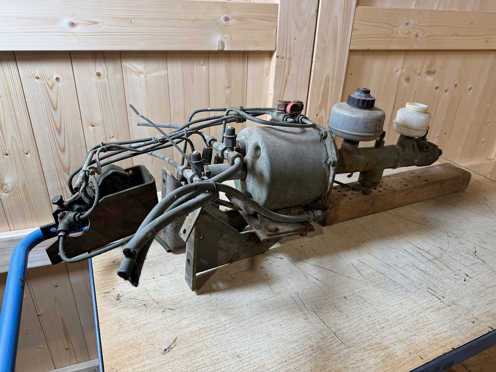 Miniaturbild: Bremskraftverstärker Hauptbremszylinder Tandem Unimog U435