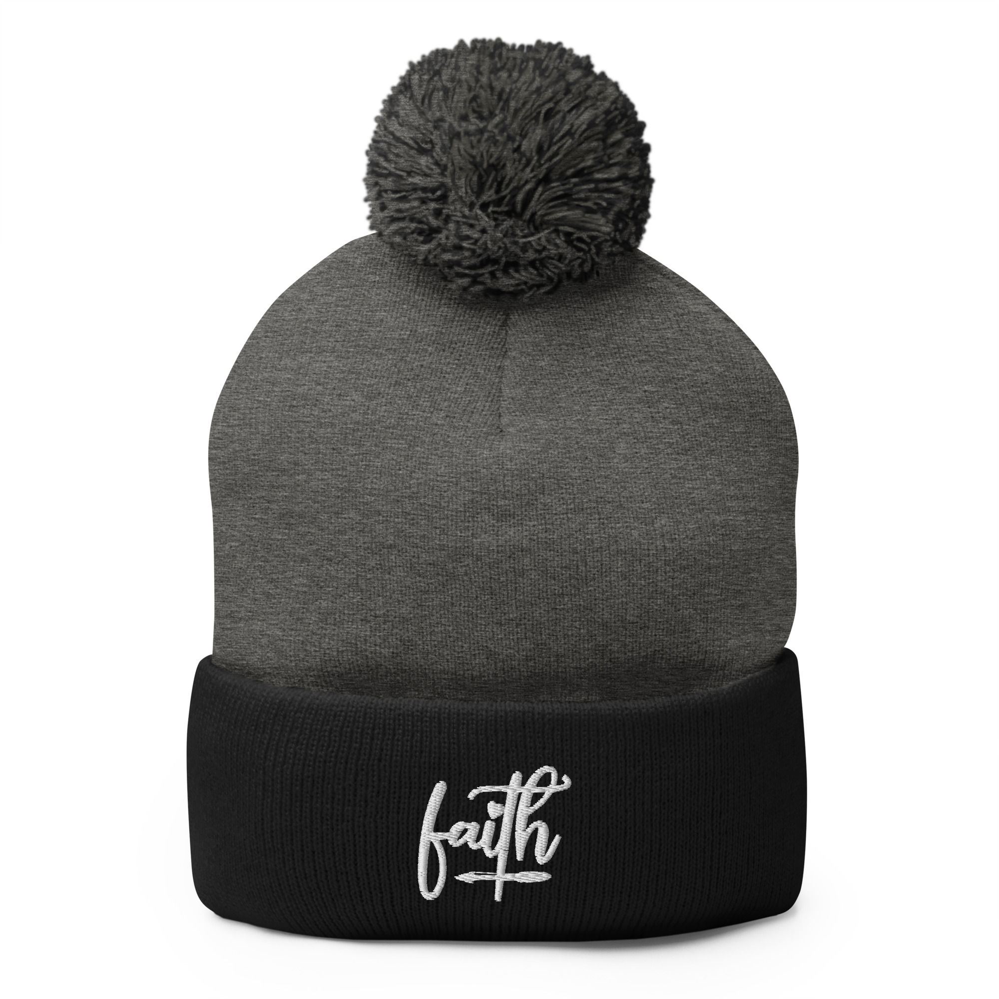 "Faith" Pom-Pom Beanie | Family Winter Collection