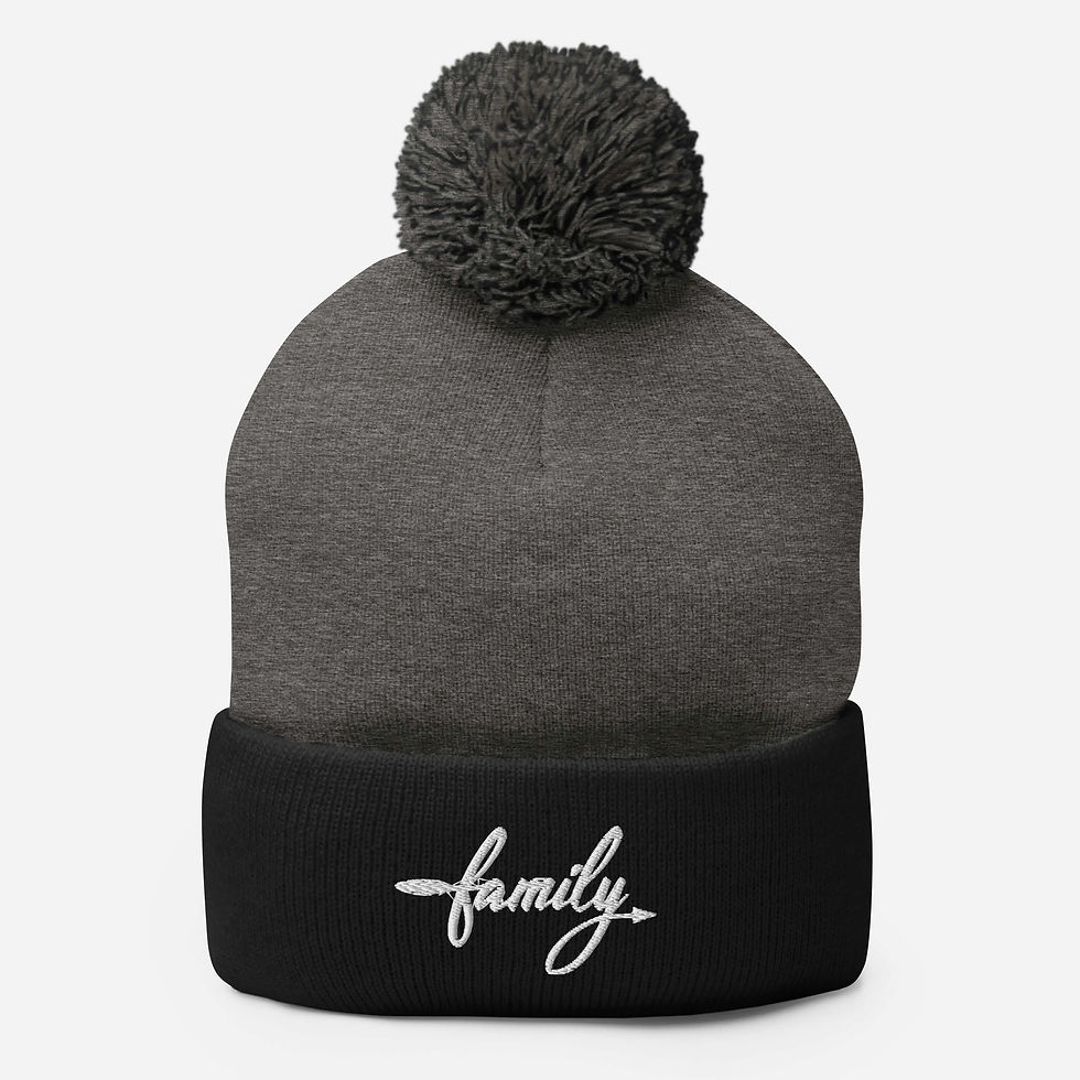 Thumbnail: "Family" Pom-Pom Beanie | Winter Family Collection