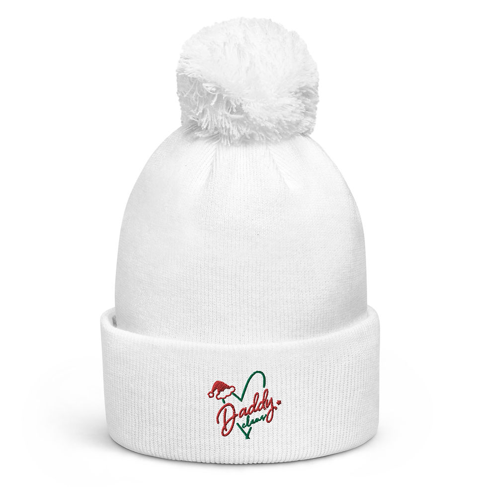 "Daddy Claus" Pom Pom Beanie | Holiday Season