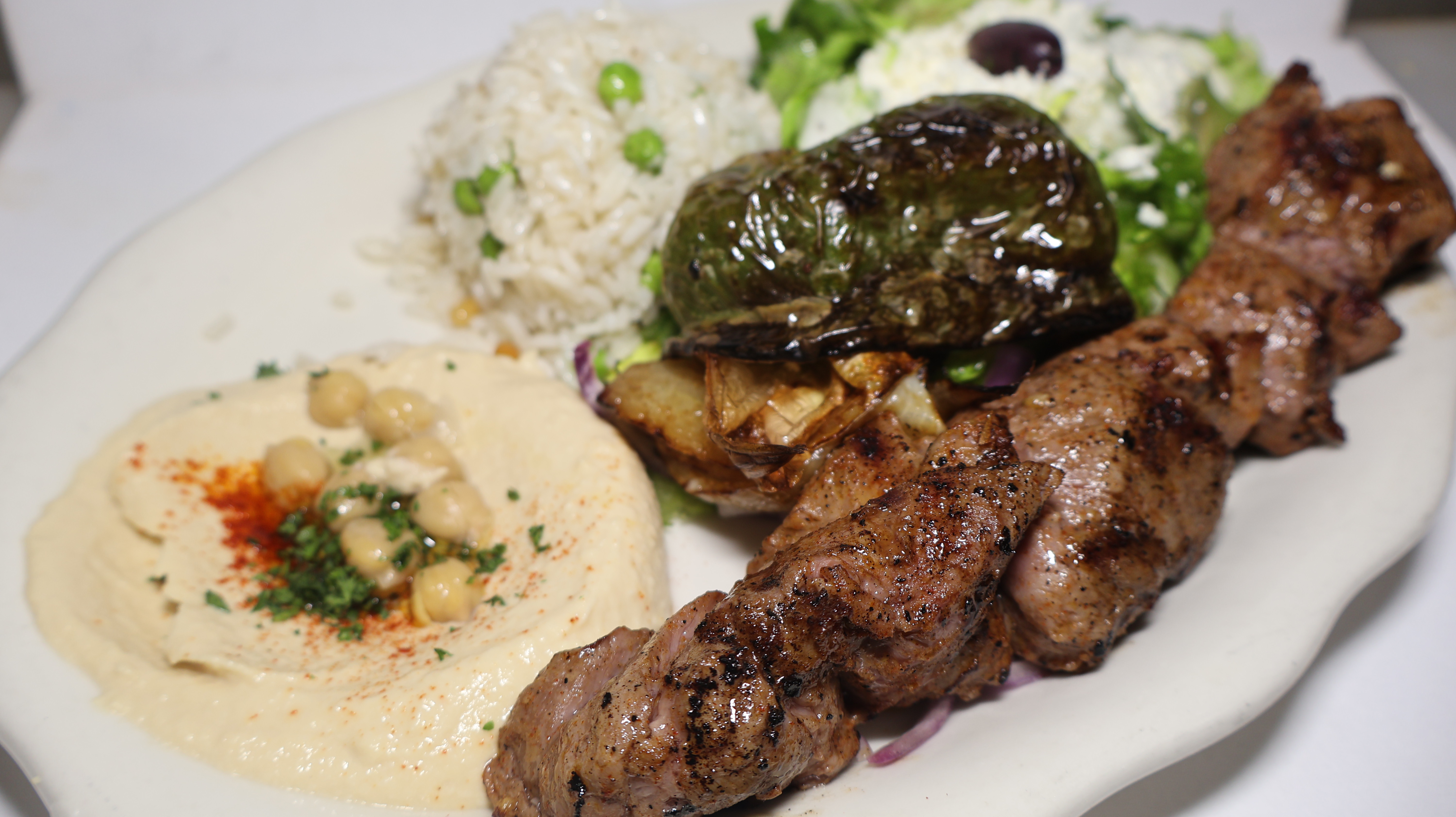 Arranged Food and Objects