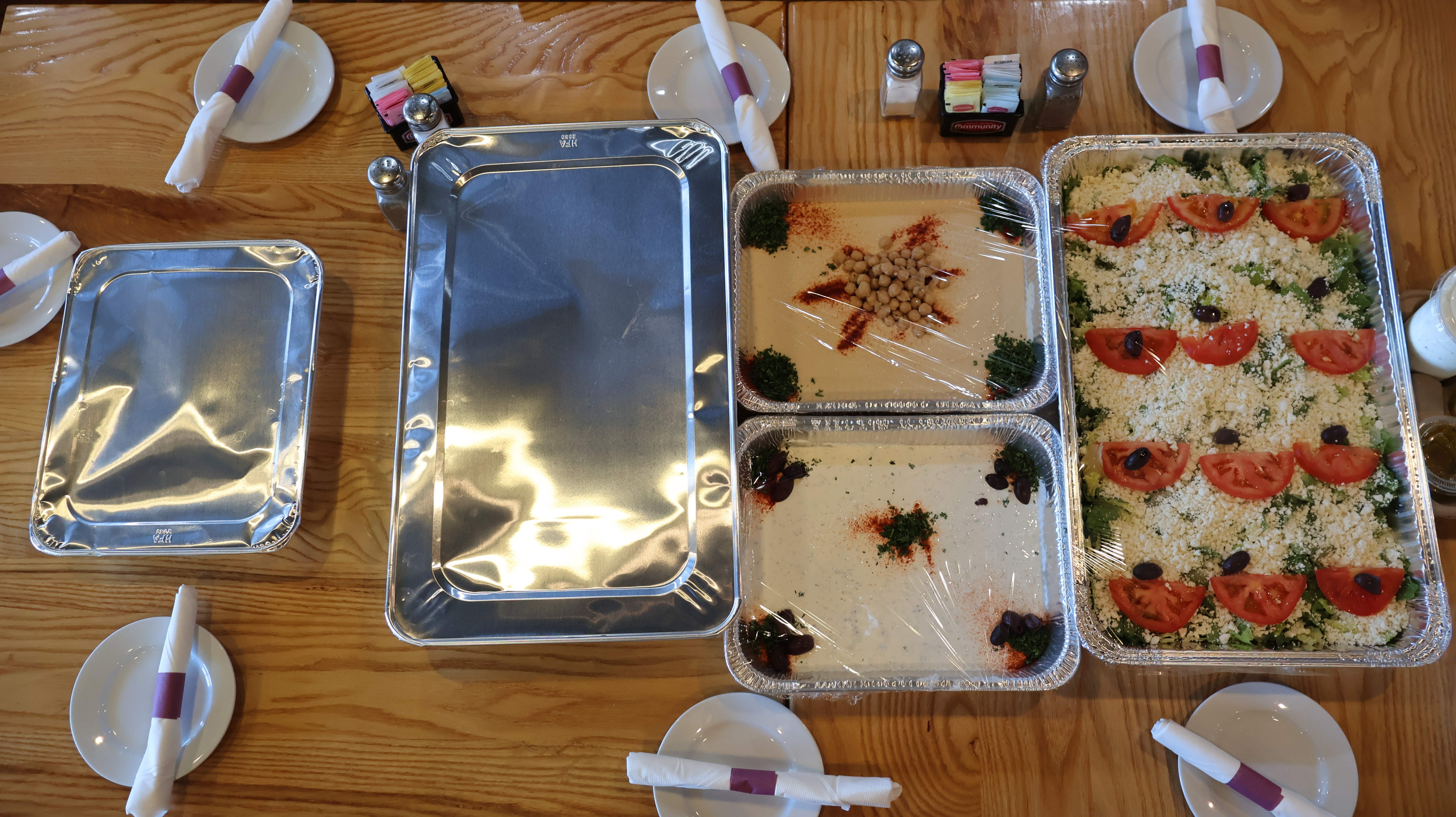 Arranged Food and Objects